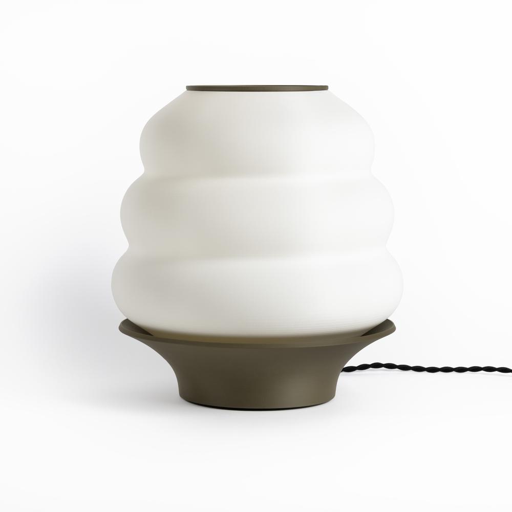 Honey Pot Minimalist Classic Plant-Based PLA 3D Printed Dimmable LED Table Lamp. Picture 2