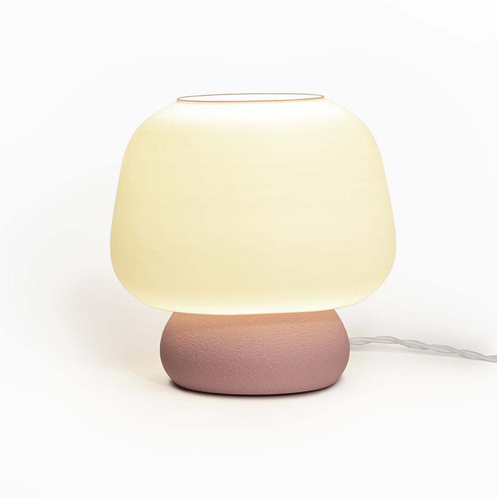 Mushroom Modern Classic Plant-Based PLA 3D Printed Dimmable LED Table Lamp. Picture 1