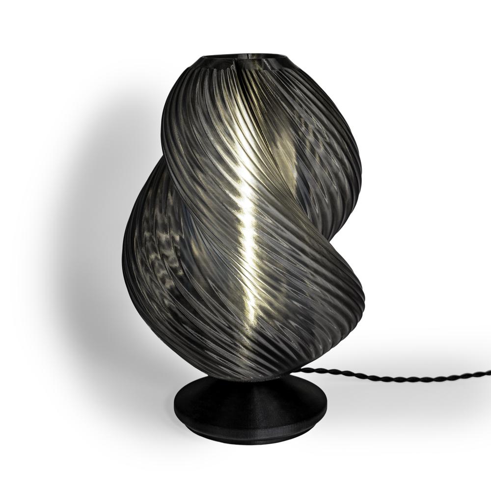 Gema Mid-Century Coastal Plant-Based Pla 3D Printed Dimmable Led Table Lamp. Picture 1