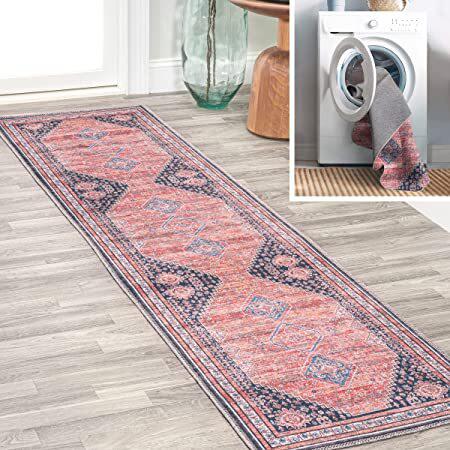 Dalyan Geometric Medallions Washable Indoor/Outdoor Area Rug. Picture 8