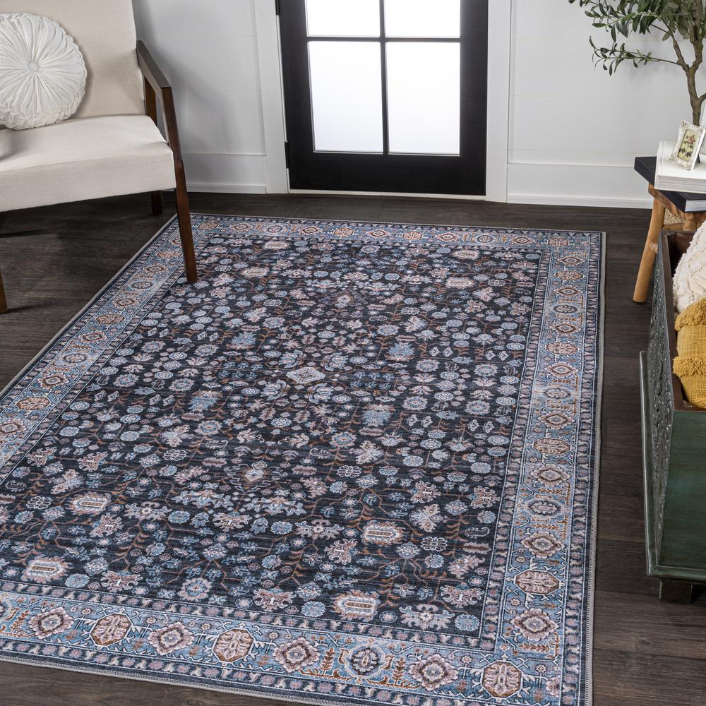 Kemer All-Over Persian Machine-Washable Area Rug. Picture 7