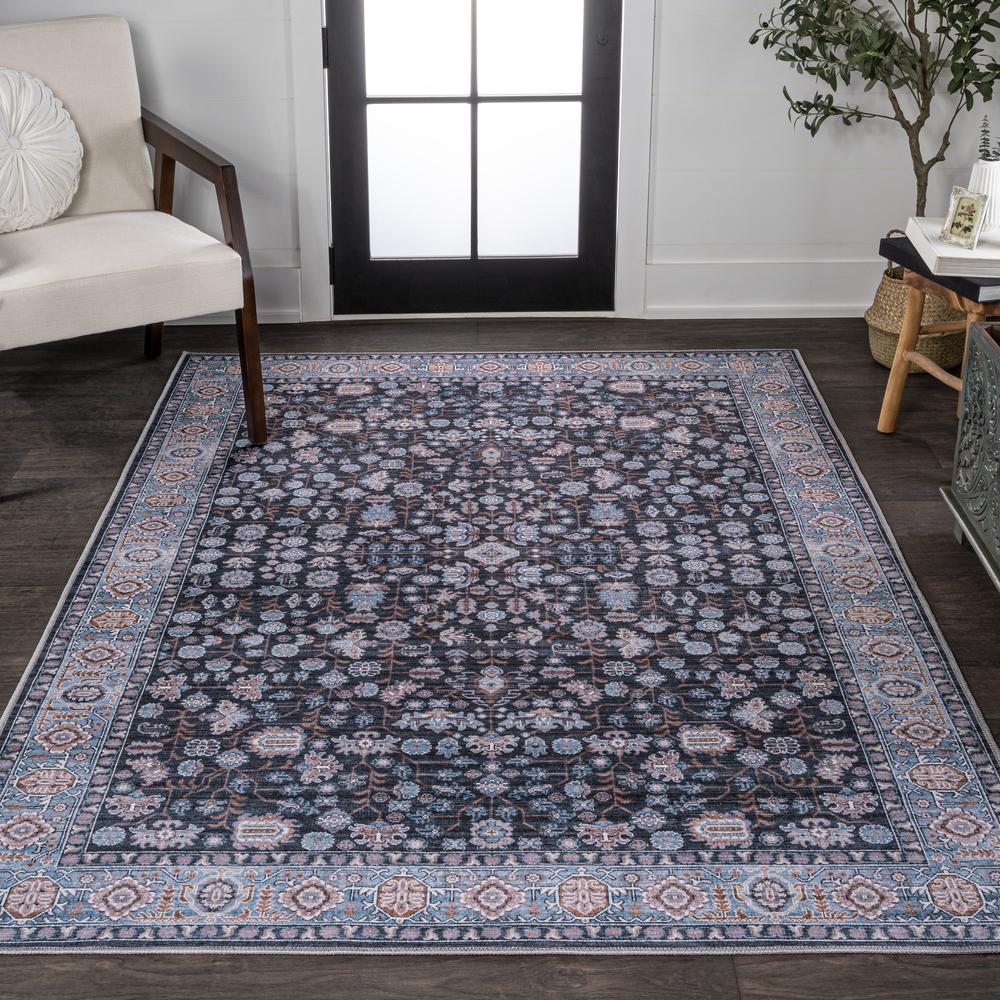 Kemer All-Over Persian Machine-Washable Area Rug. Picture 8