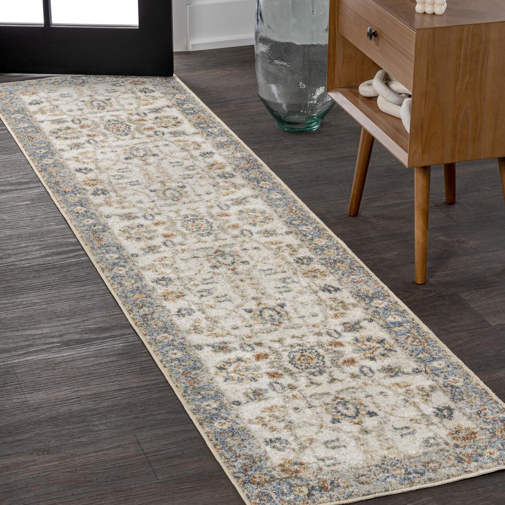 Hiero Persian Border Low-Pile Machine-Washable Area Rug. Picture 7