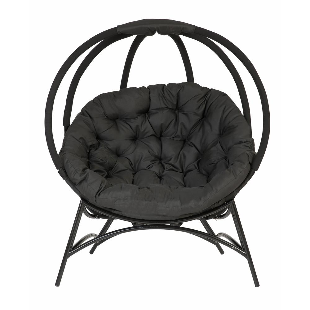 Cozy Ball Chair in Overland Black. Picture 1