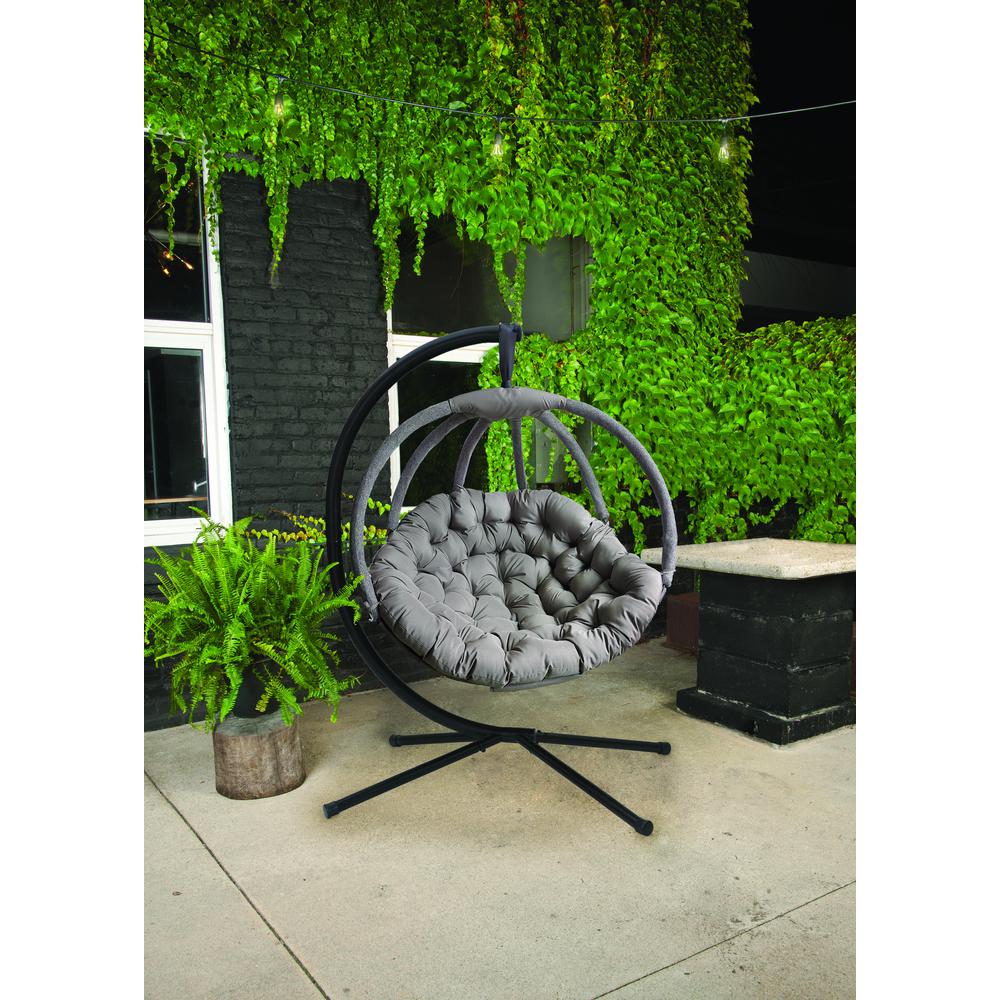 Hanging Ball Chair w/ Stand - Overland Sand. Picture 2