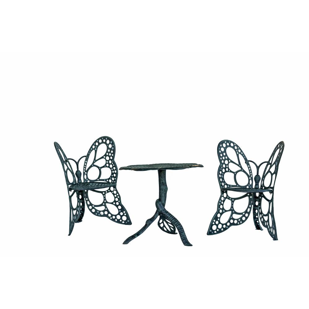 Butterfly Bistro Set - antique. Picture 1