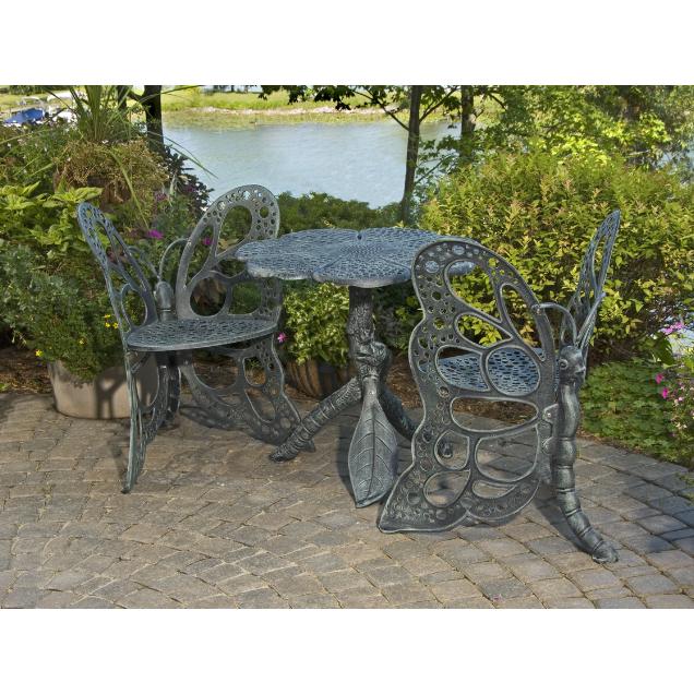 Butterfly Bistro Set - antique. Picture 3