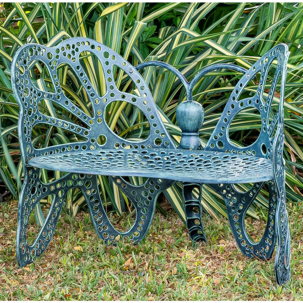 Butterfly Bench Antique. Picture 3