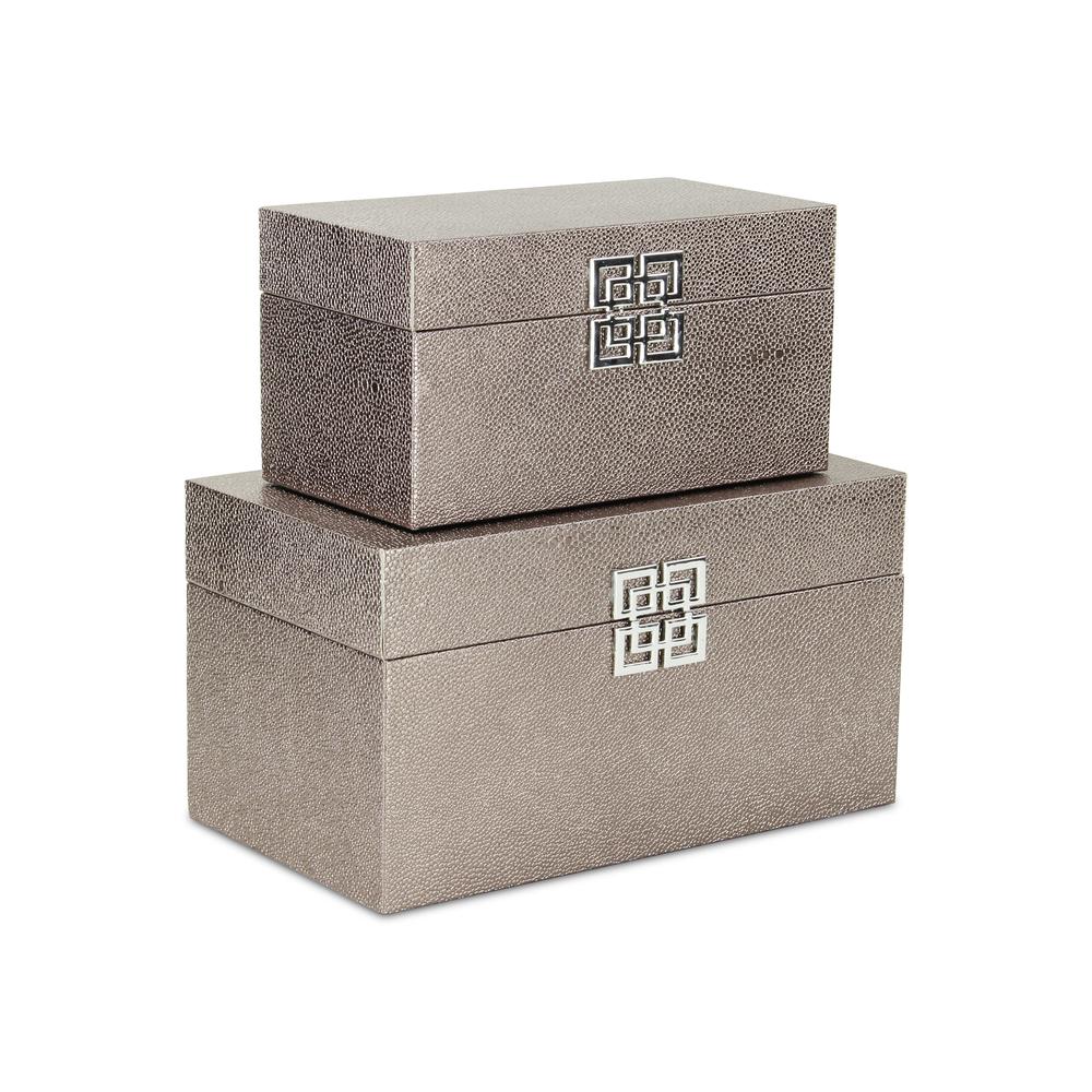 Galena "Double Happiness" Gray Shagreen Box Set. Picture 1