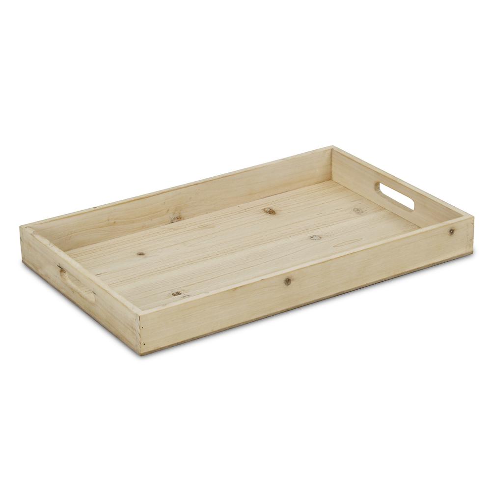 Ena Natural Wood Table Tray. Picture 1