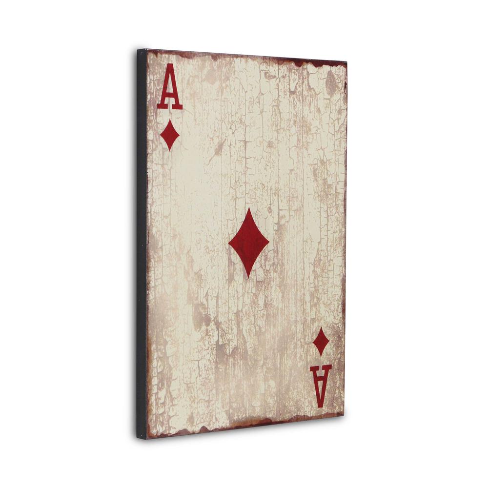 Ace of Diamonds Playing Card Wall Art. Picture 2