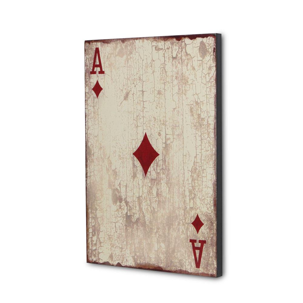 Ace of Diamonds Playing Card Wall Art. Picture 3