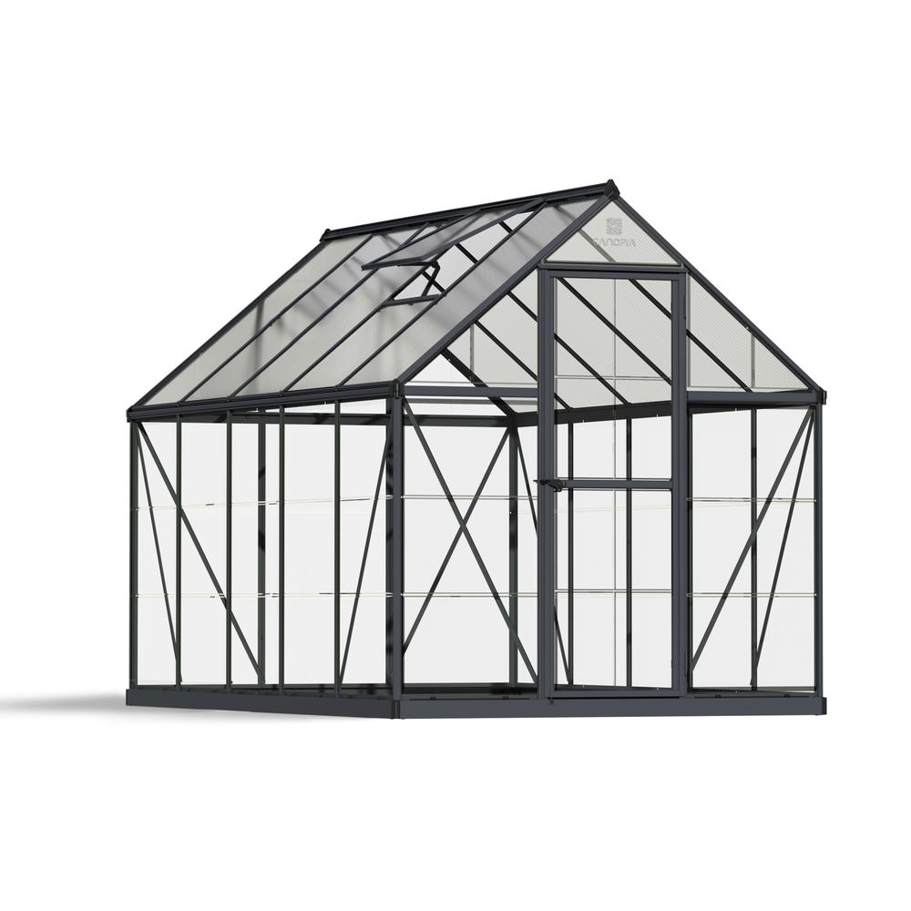Hybrid 6' x 10' Greenhouse - Silver. Picture 1