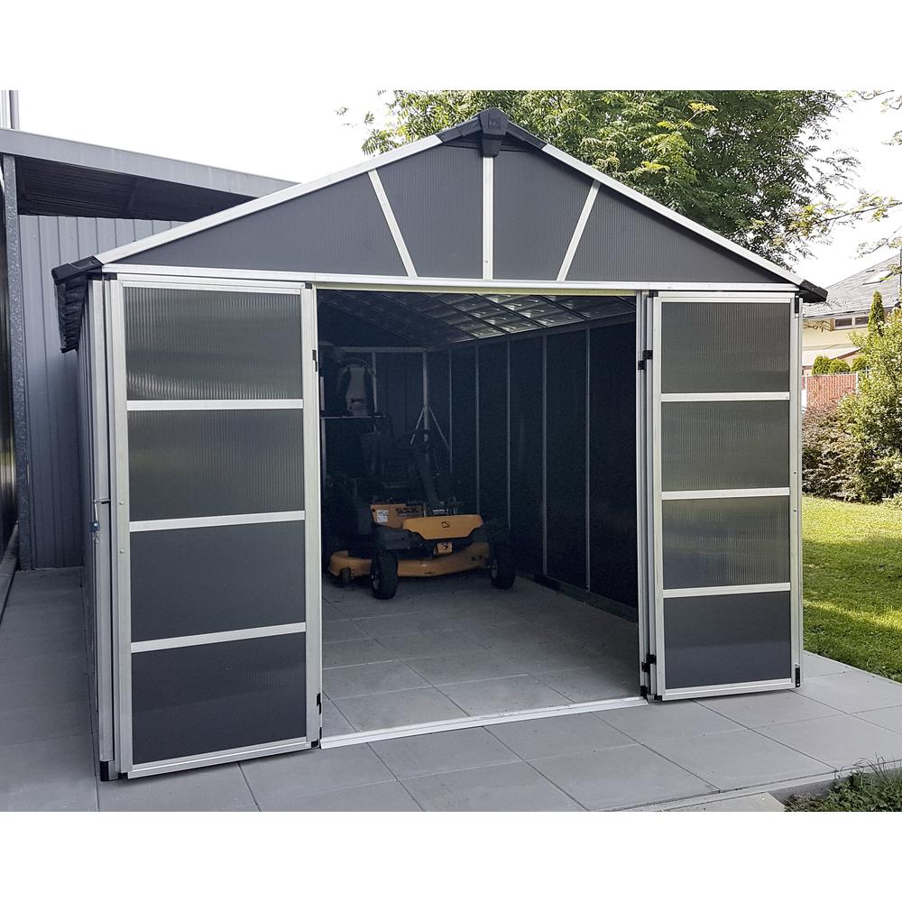 Yukon S 11' x 13' Shed - Gray. Picture 9