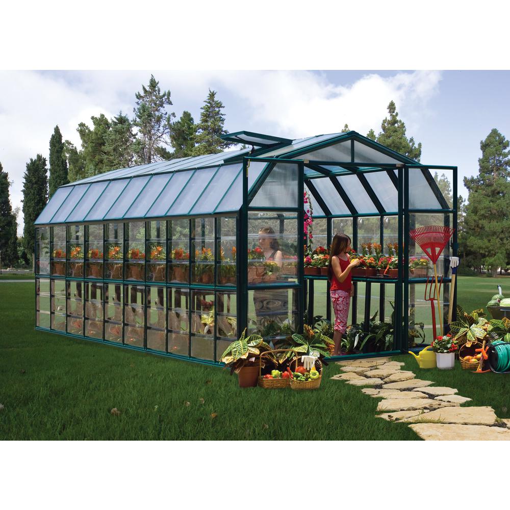 Grand Gardener 8' x 20' Greenhouse - Twin Wall. Picture 15