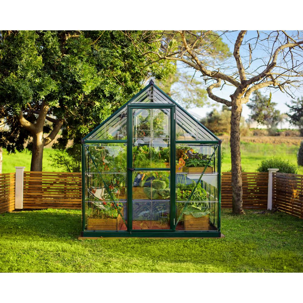 Hybrid 6' x 8' Greenhouse - Silver. Picture 40