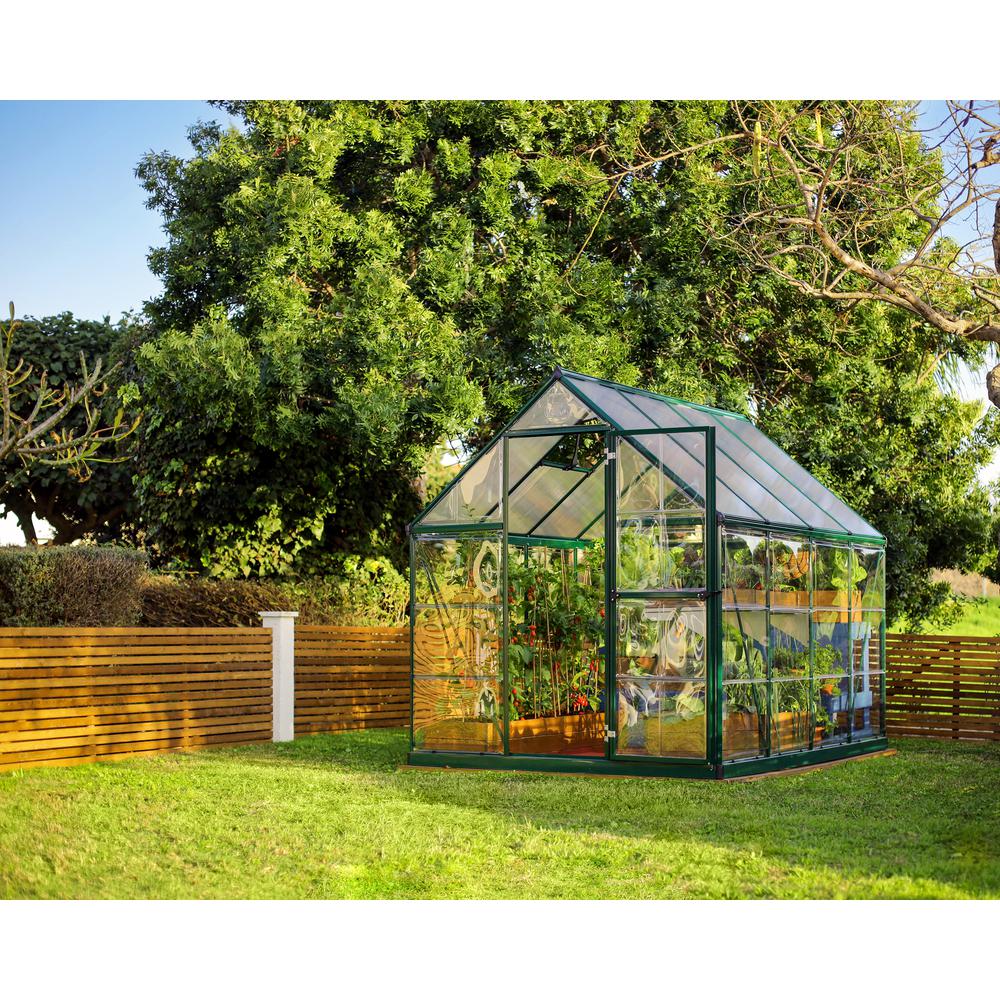 Hybrid 6' x 8' Greenhouse - Silver. Picture 43