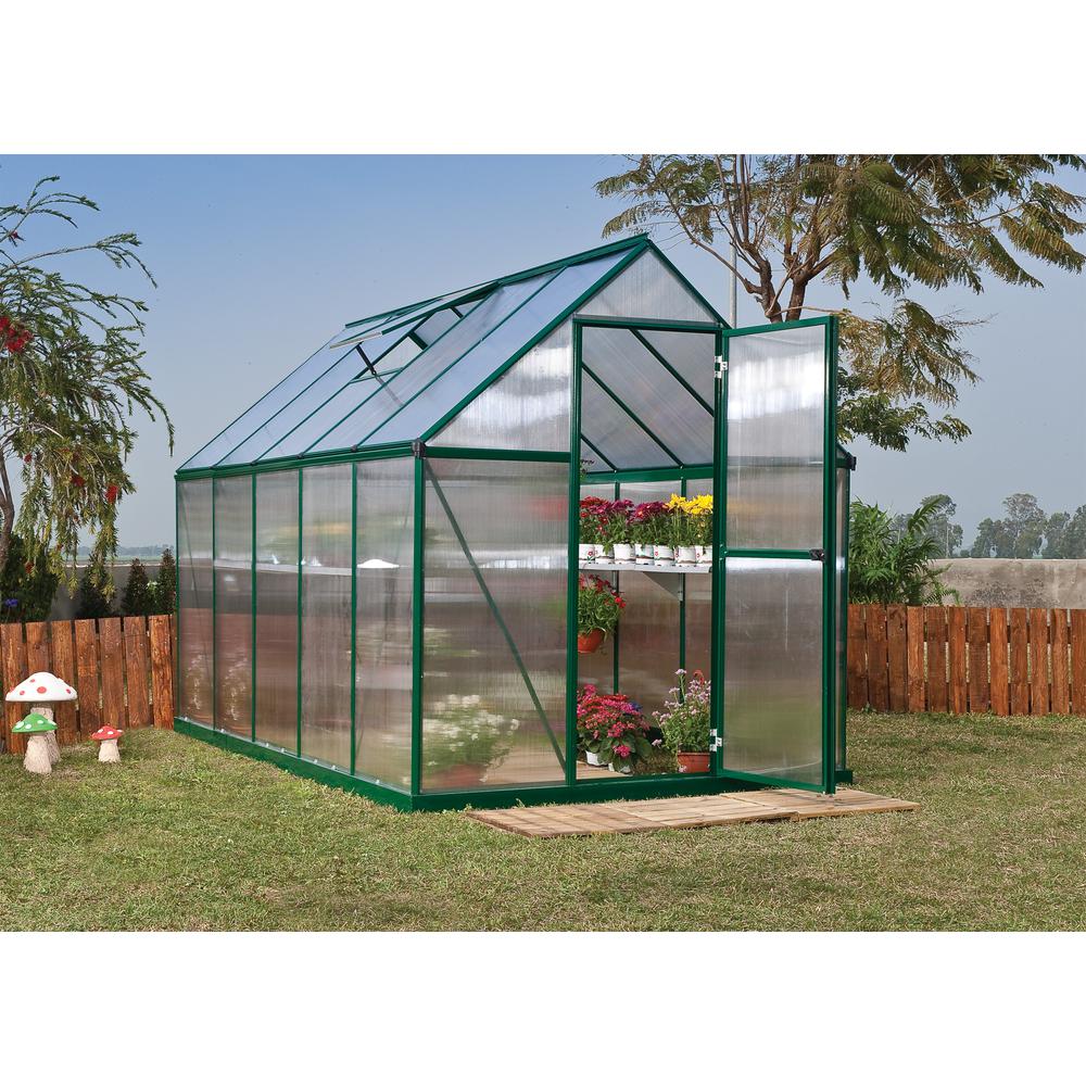Mythos 6' x 10' Greenhouse - Silver. Picture 15