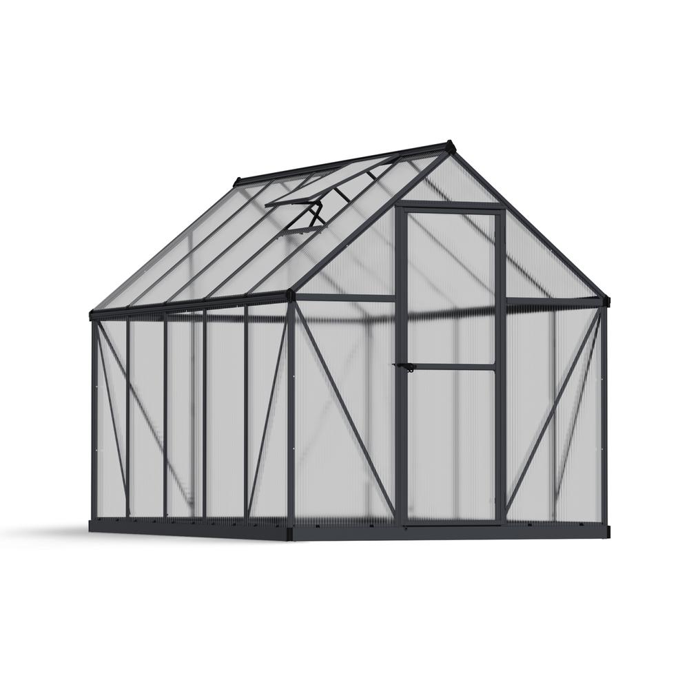 Mythos 6' x 10' Greenhouse - Silver. Picture 1