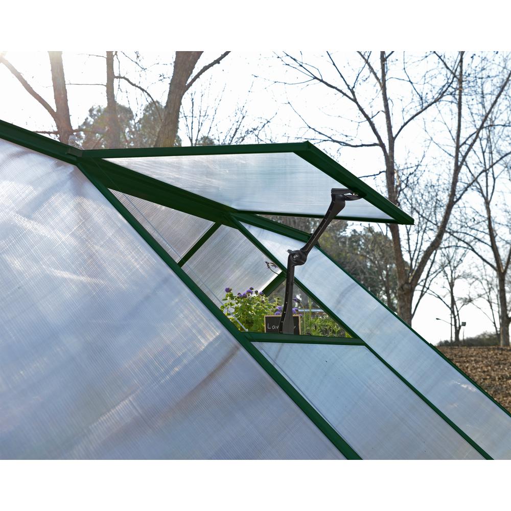 Hybrid 6' x 8' Greenhouse - Green. Picture 28