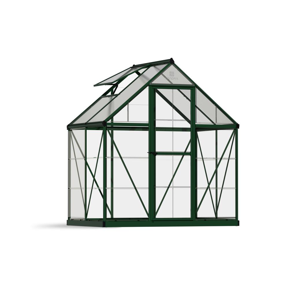 Hybrid 6' x 4' Greenhouse - Green. Picture 1