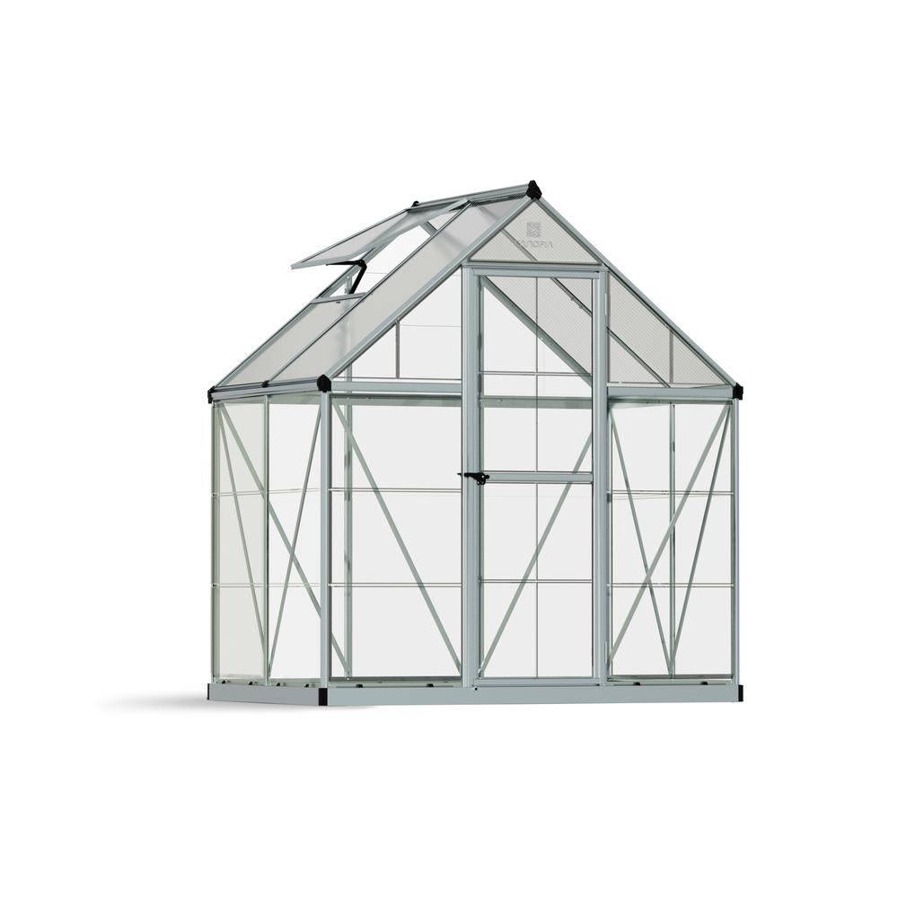 Hybrid 6' x 4' Greenhouse - Silver. Picture 16