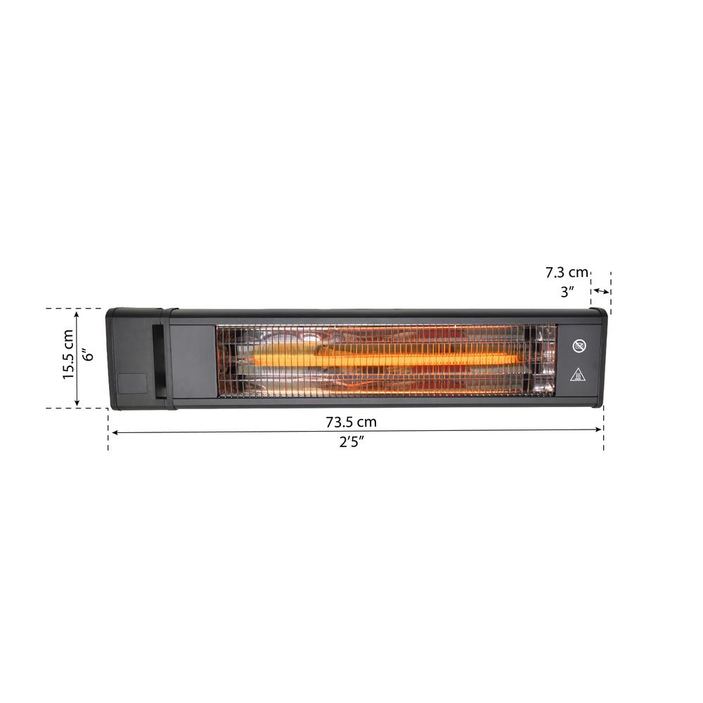 1500W Carbon Fiber Infrared Heater. Picture 2