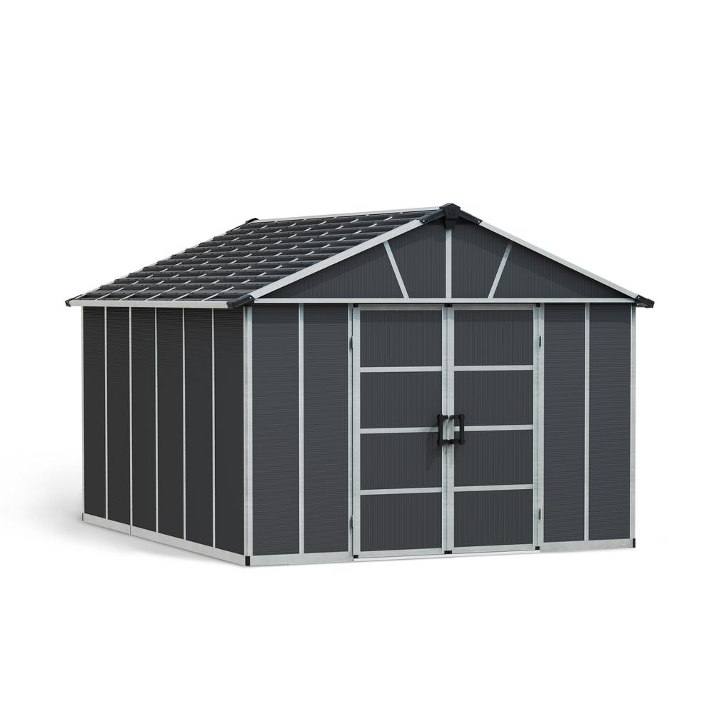 Yukon S 11' x 13' Shed - Gray. Picture 6