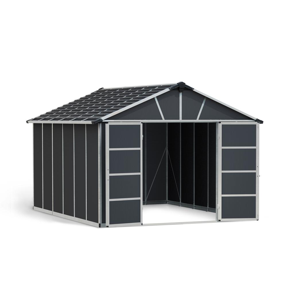 Yukon S 11' x 13' Shed - Gray. Picture 7