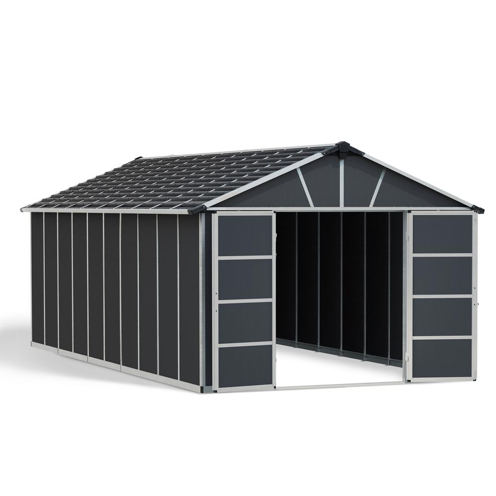 Yukon S 11' x 21' Shed - Gray. Picture 10
