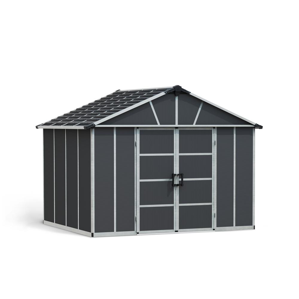 Yukon S 11' x 9' Shed - Gray. Picture 6