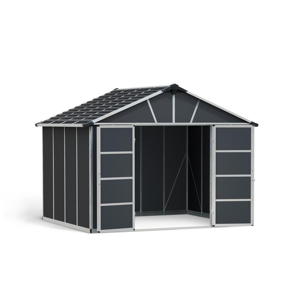 Yukon S 11' x 9' Shed - Gray. Picture 8
