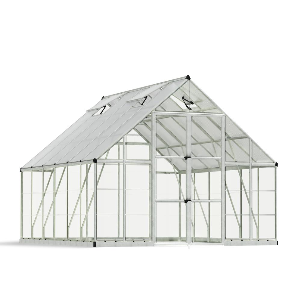 Balance 10' x 12' Greenhouse - Silver. Picture 1