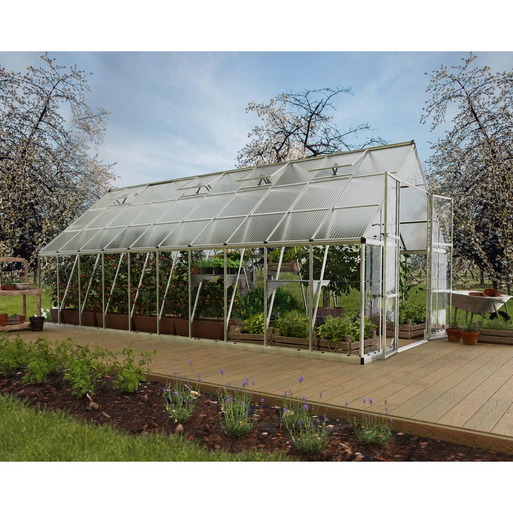 Balance 10' x 20' Greenhouse - Silver. Picture 16
