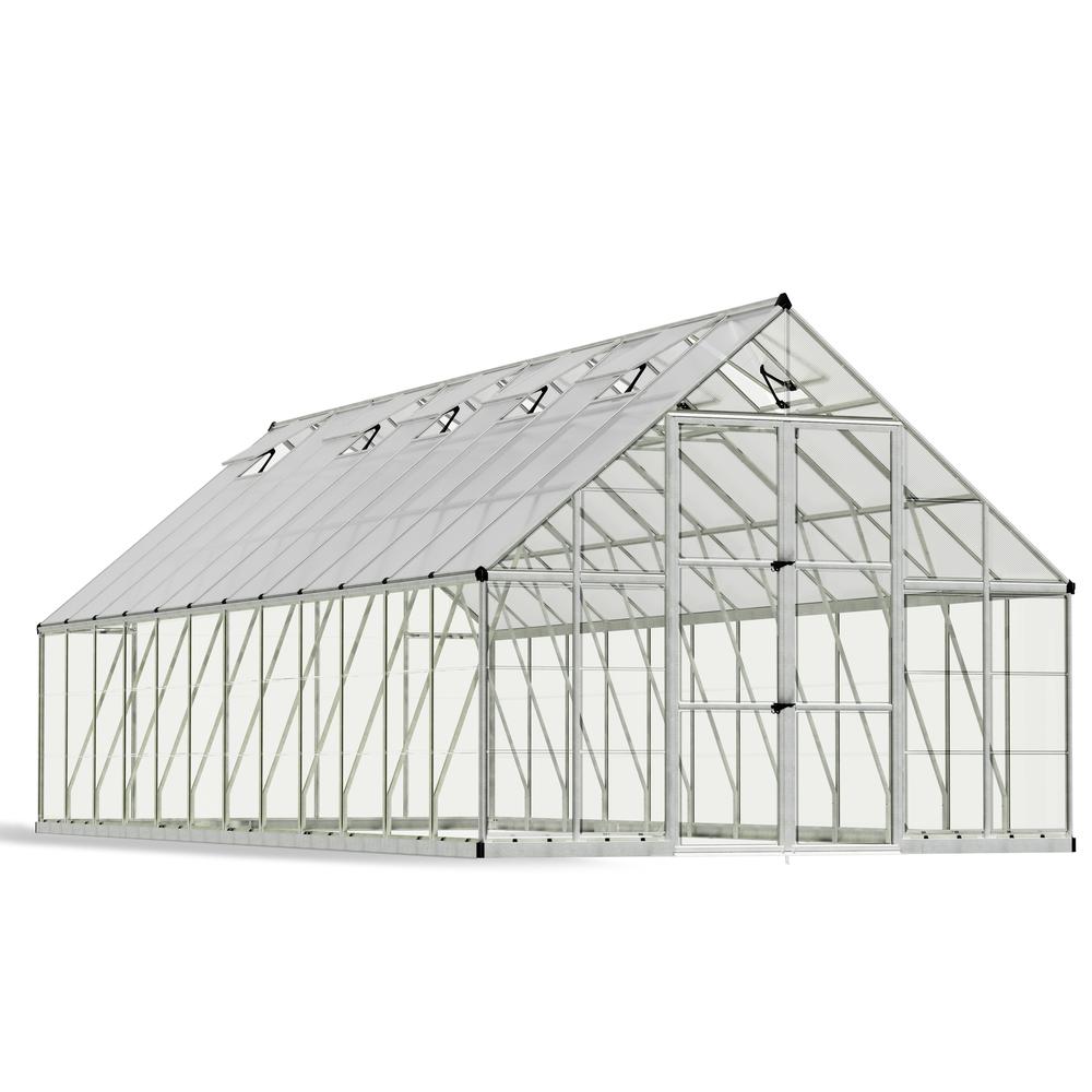 Balance 10' x 24' Greenhouse - Silver. Picture 1