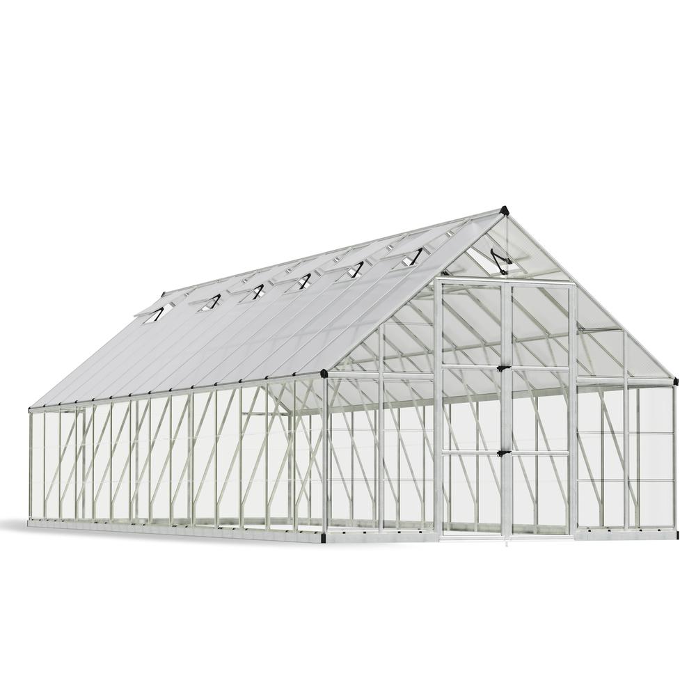 Balance 10' x 28' Greenhouse - Silver. Picture 1