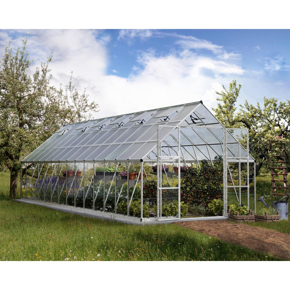 Balance 10' x 28' Greenhouse - Silver. Picture 16