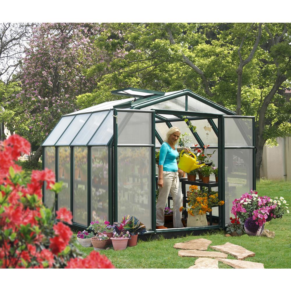 Hobby Gardener 8' x 8' Greenhouse. Picture 16