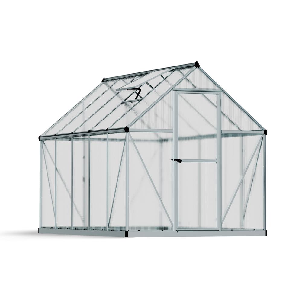 Mythos 6' x 10' Greenhouse - Silver. Picture 6