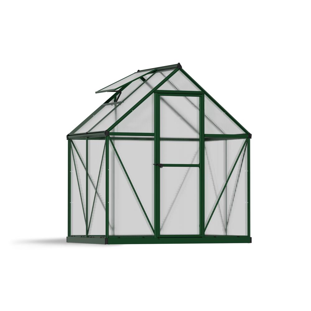 Mythos 6' x 4' Greenhouse - Green. Picture 1
