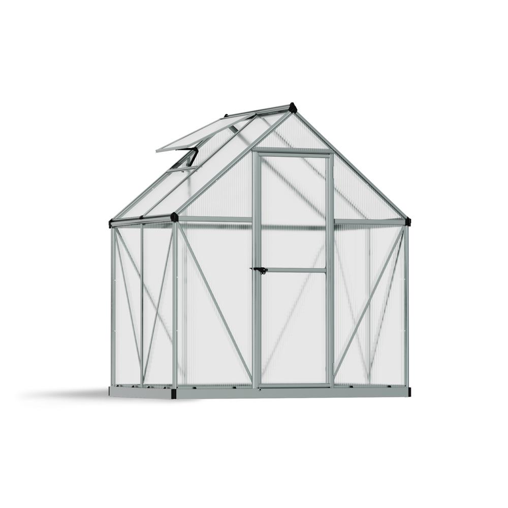 Mythos 6' x 4' Greenhouse - Silver. Picture 8