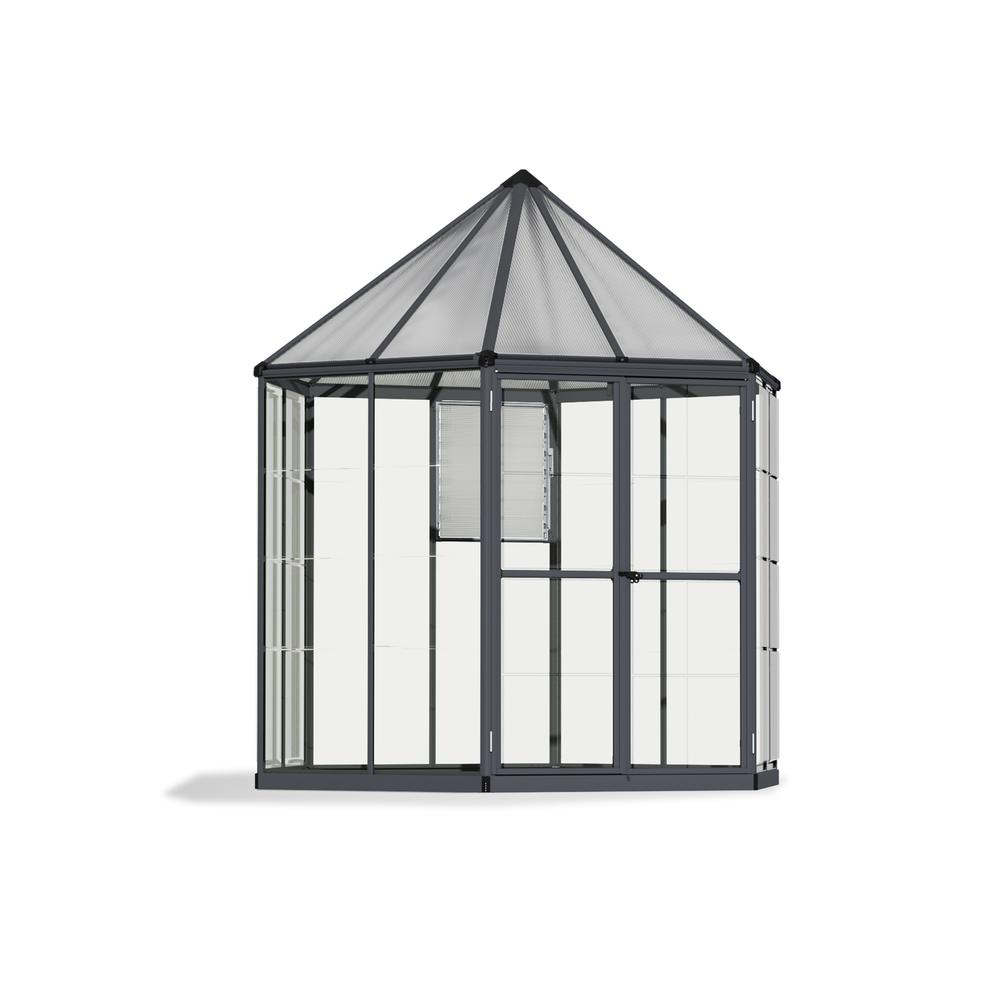 Oasis Hex 7' x 8' Greenhouse. Picture 1