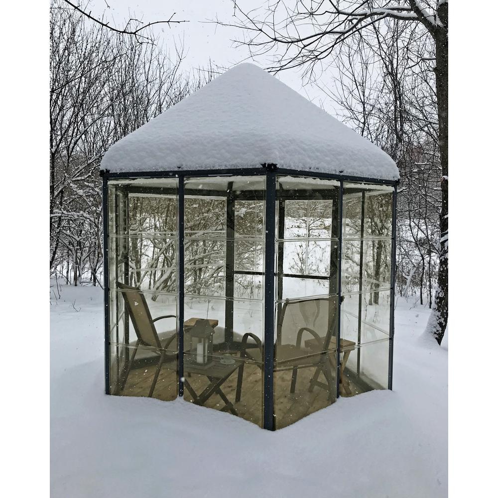 Oasis Hex 7' x 8' Greenhouse. Picture 12