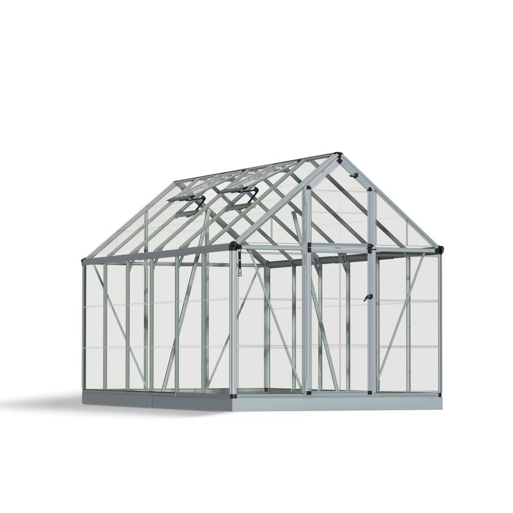 Snap & Grow 6' x 12' Greenhouse - Silver. Picture 1