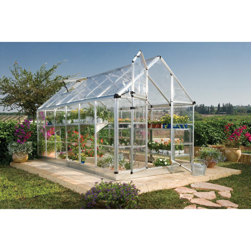 Snap & Grow 6' x 12' Greenhouse - Silver. Picture 6