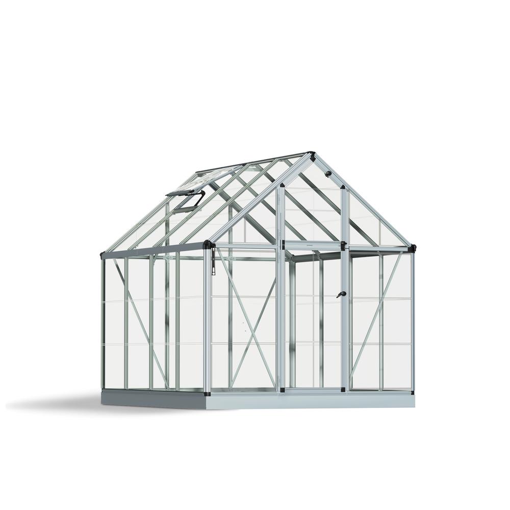 Snap & Grow 6' x 8' Greenhouse - Silver. Picture 1