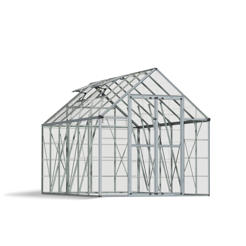Snap & Grow 8' x 12' Greenhouse - Silver. Picture 1