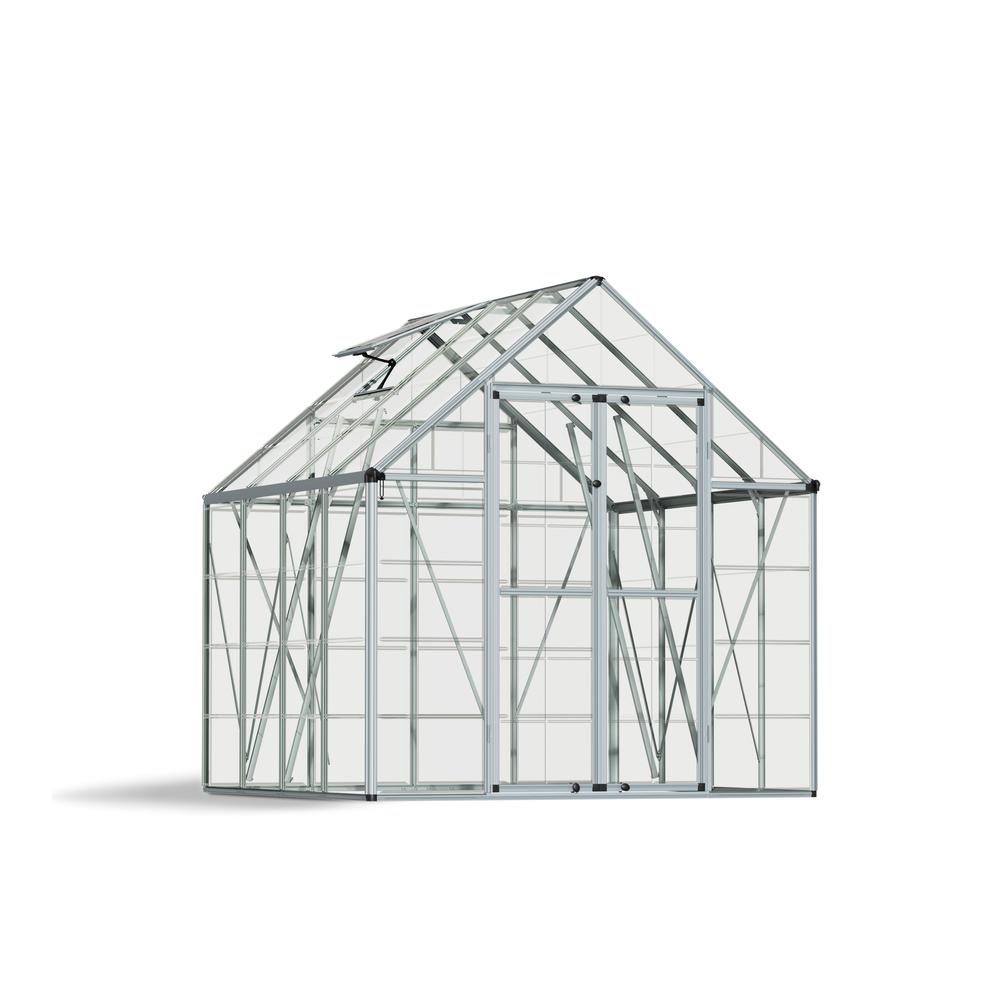 Snap & Grow 8' x 8' Greenhouse - Silver. Picture 1