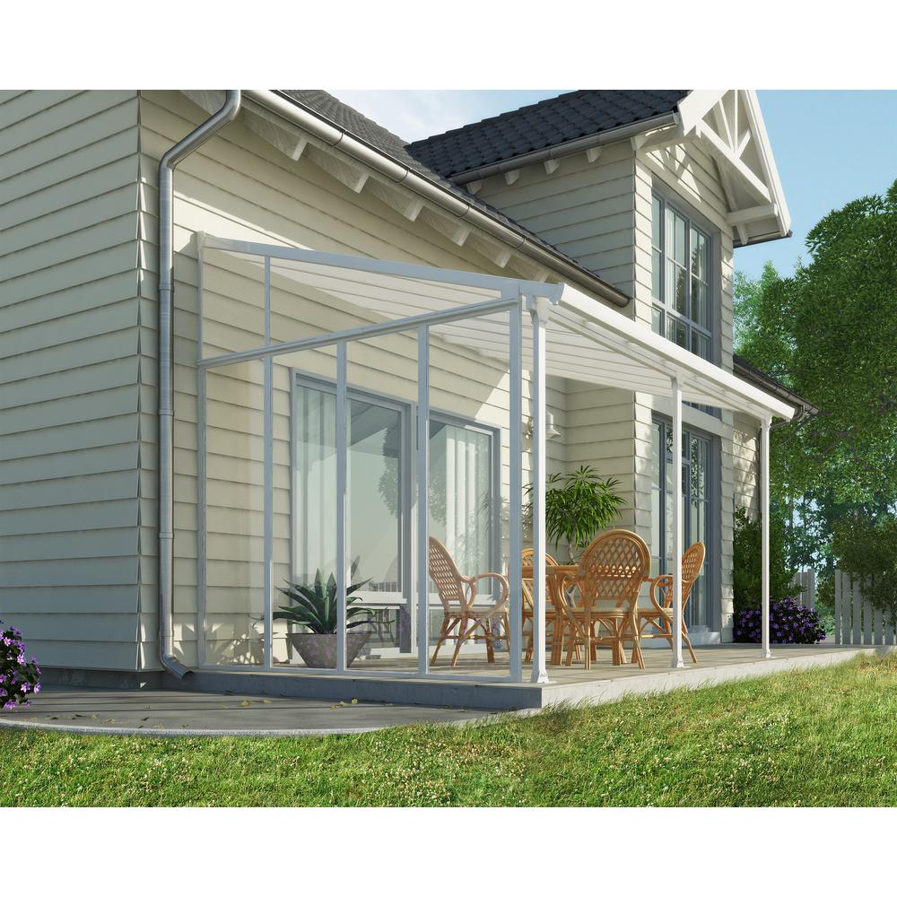 Feria 10' Patio Cover Sidewall Kit - White. Picture 3
