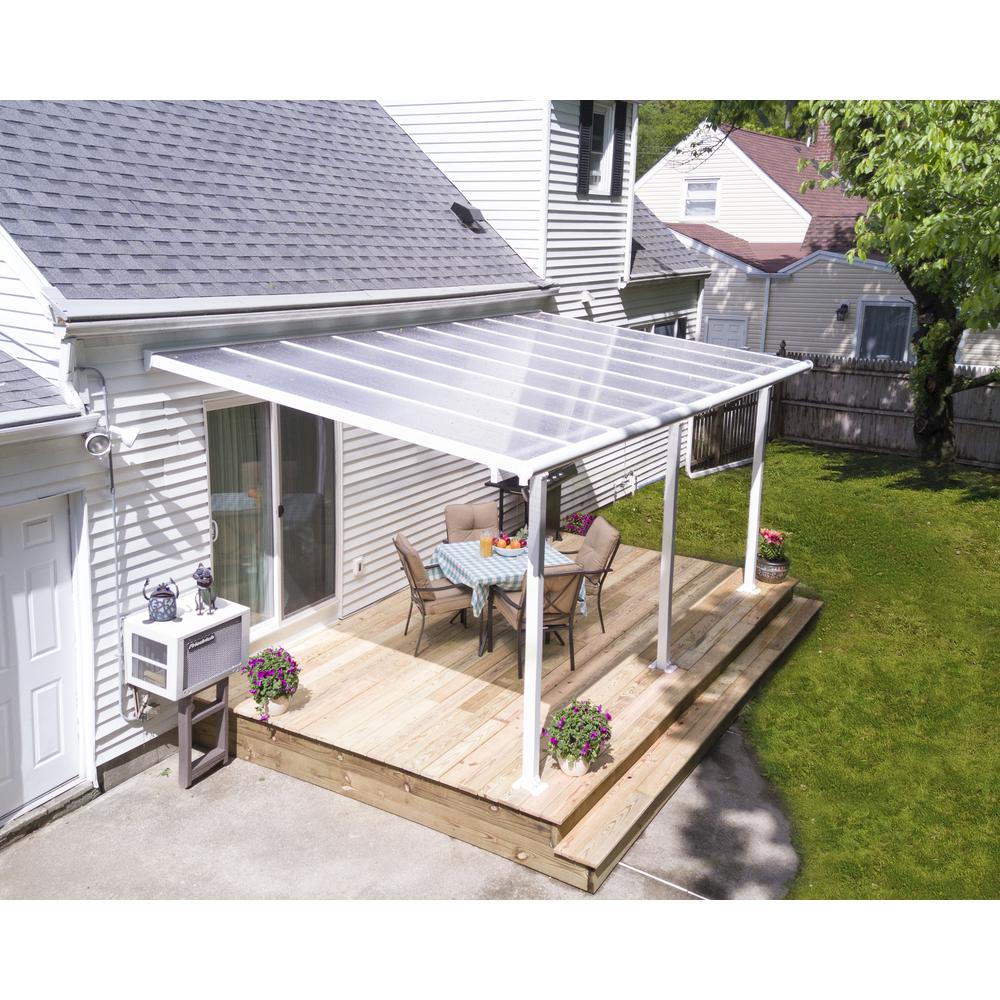 Olympia 10' x 18' Patio Cover - Gray/Bronze. Picture 14